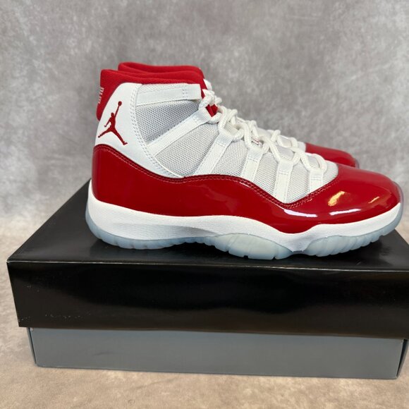 Air Jordan 11 Retro – White / Varsity Red / Black (Men’s Size 9)